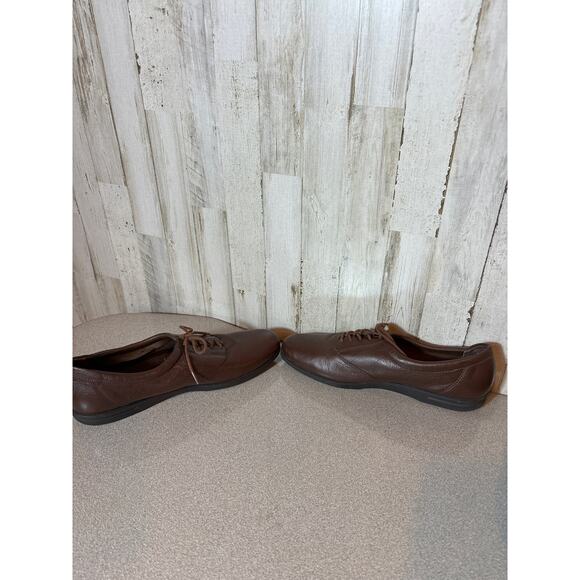2 pair Womens Easy Spirit Lace‎ up Oxfords Gray and Brown - Picture 5 of 11
